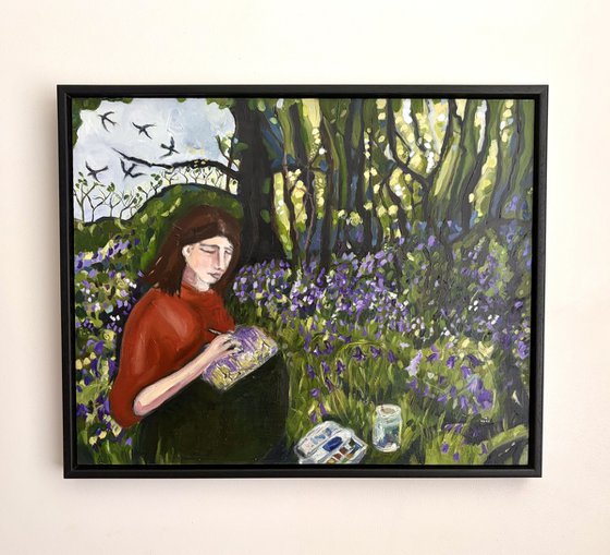 Painting Bluebell in the Woods