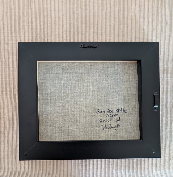 Sunrise at the ocean
