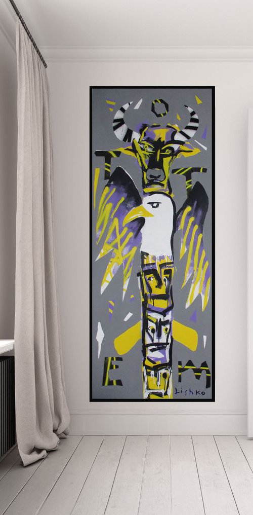 TOTEM  180 X 70 CM / 70,86 х 27,55 inch by V. Lishko
