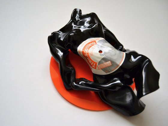 Vinyl Music Record Sculpture - "Diane"