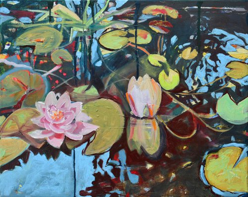 The last water lillies by Hilde Hoekstra