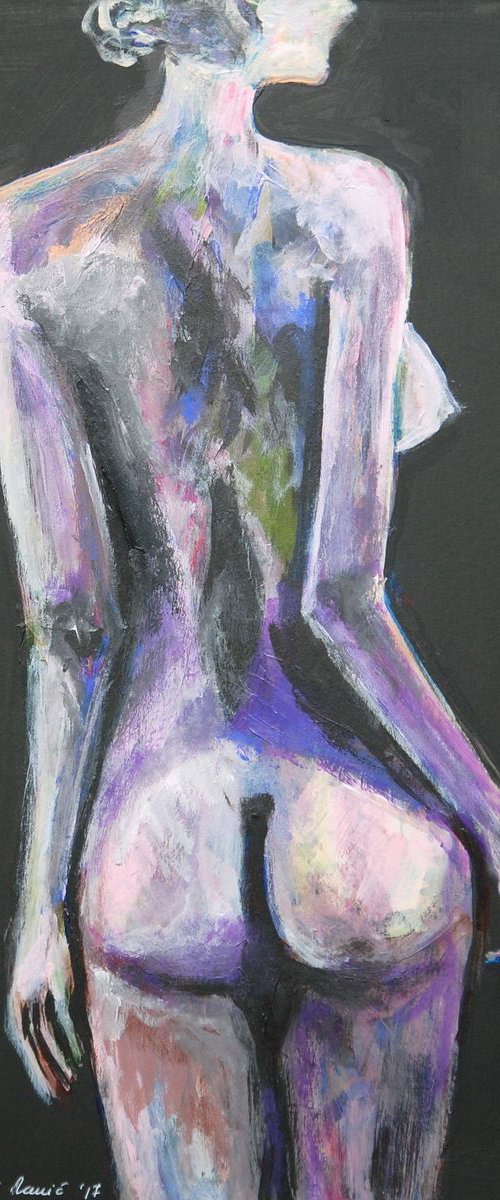 Nude 141 /  42 x  30 cm by Alexandra Djokic