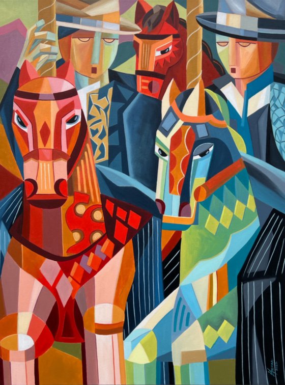 Painted Ponies Nostalgic Carousel Themed Art