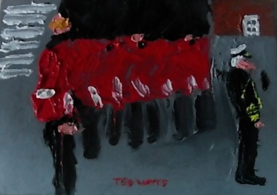 King's Guards inspection