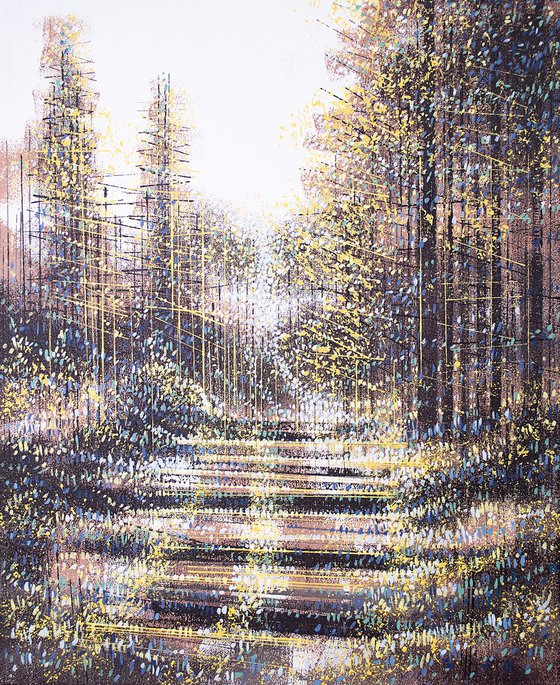 Winter Trees At Dusk