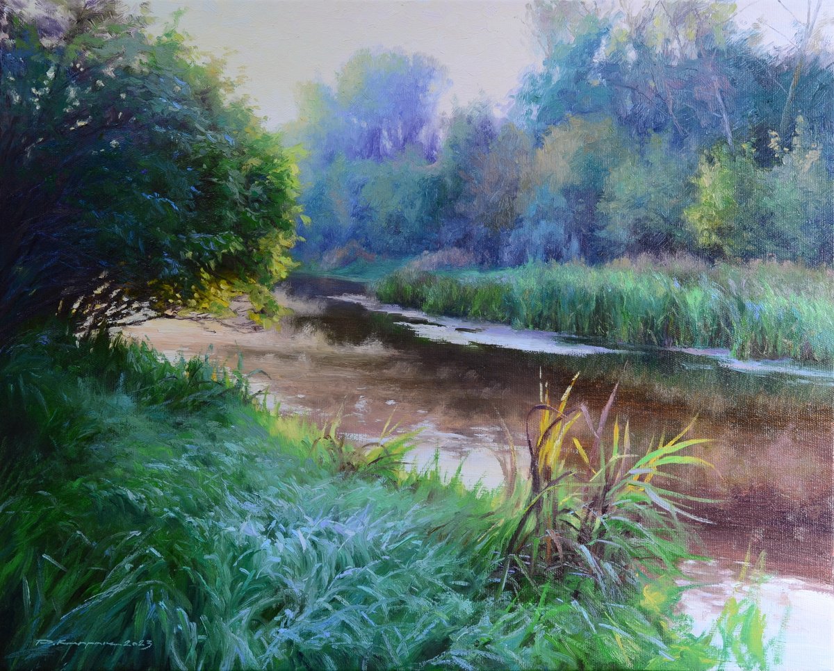 Ruslan Kiprych | Original Oil Painting | Freshness Of Autumn Morning | 50 X 40Cm | Artwork For Sale On Artfinder