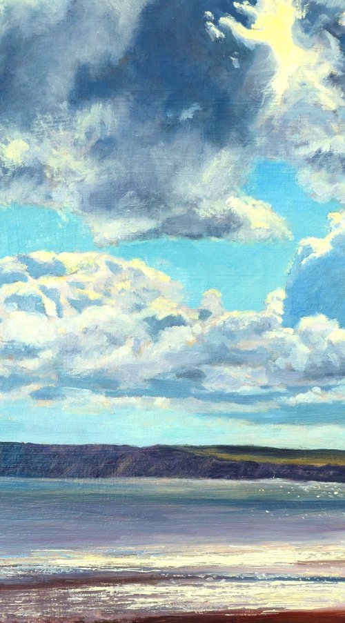 Sky over Filey Bay by JON PAUL WILSON