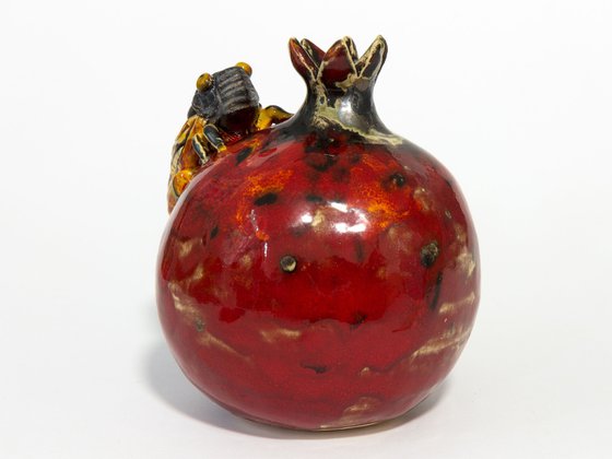 Cicada and pomegranate