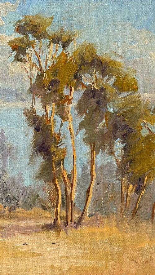 Laguna Breeze Landscape by Tatyana Fogarty