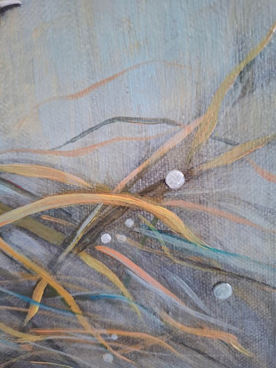 Acrylic painting "Bird"