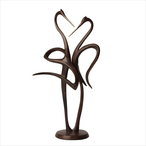 Storks Art Deco Bronze Sculpture