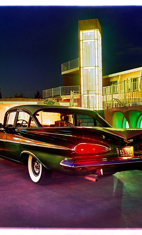 Patrick's Bel Air, Glass Pool Motel, Las Vegas, 2001 by Richard Heeps