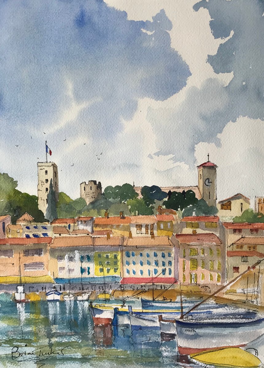 The Harbour at Cannes by Brian Tucker