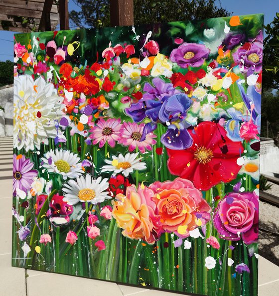 you made the flowers dance