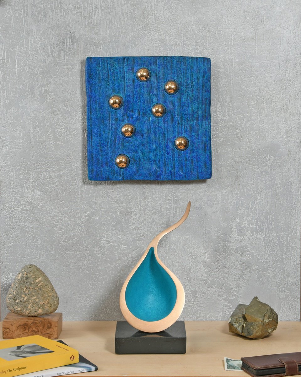 Organic Bronze Sculpture , Autumn Leaves By Philip Hearsey, 11 X 11, Artwork For Sale On Artfinder
