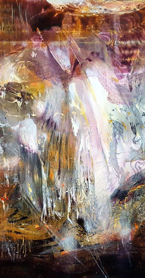 A WAY TO INFINITY 6 LARGE FANTASTIC FASCINATING MINDSCAPE ABSTRACT LANDSCAPE BY O KLOSKA by Kloska Ovidiu