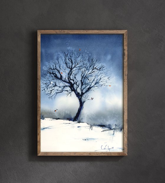 When silence meets the snow