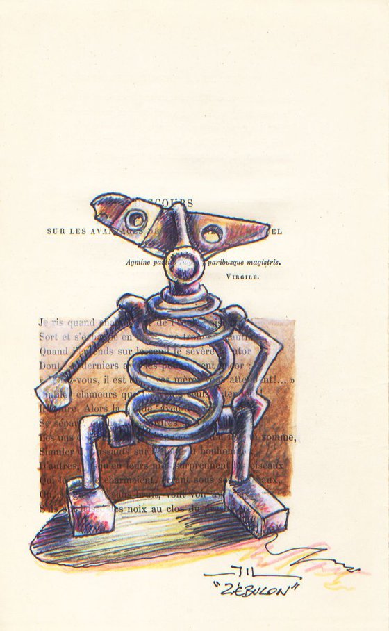 Zébulon (sketch of sculpture )