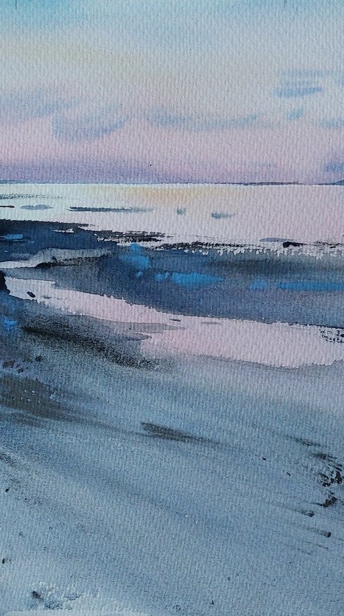 At dawn. Laguna by Tatiana Smirnova