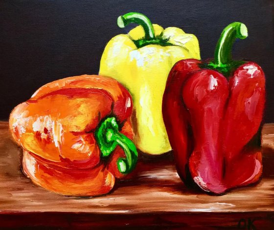 PEPPERS STILL LIFE. #7