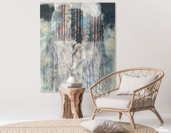 Grey Figurative Abstraction