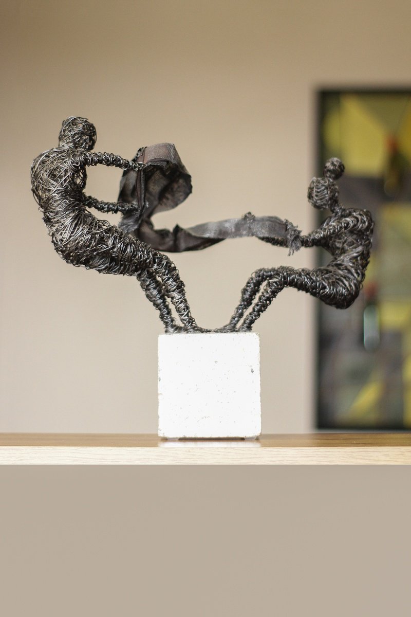 Expressive Sculpture , Love Story By Karen Axikyan, 15 X 13, Artwork For Sale On Artfinder