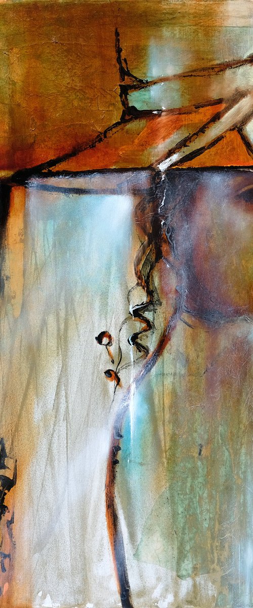 Elena mit Hut by Annette Schmucker