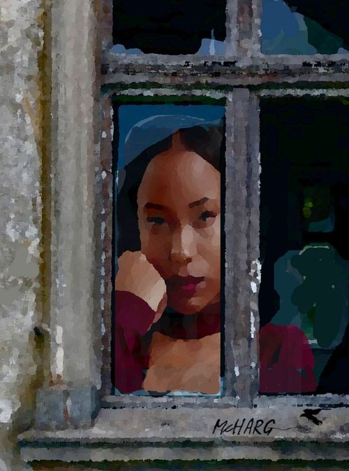 WOMAN AT THE WINDOW by Joe McHarg
