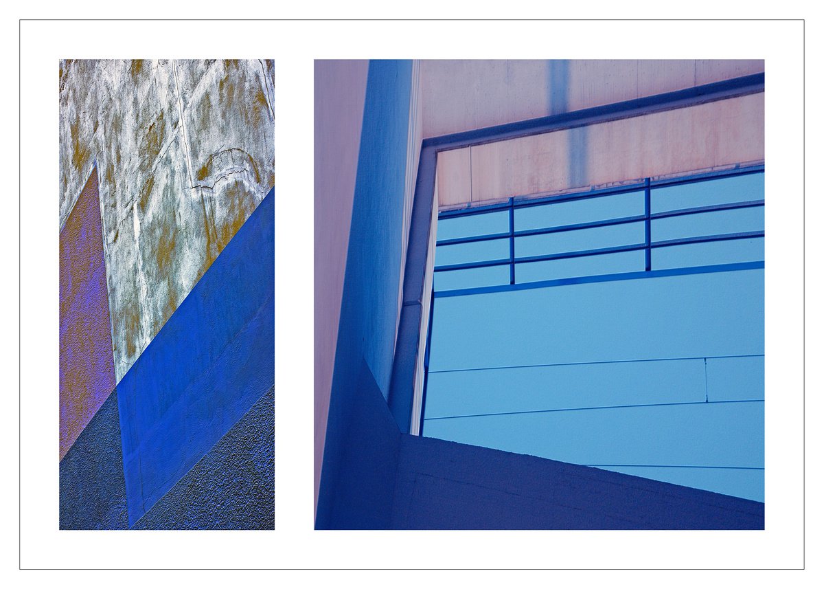 Structures and Textures 9/ A Study in Blue by Beata Podwysocka