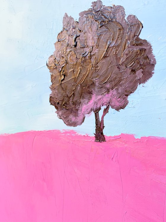 Abstract Landscape.Tree.