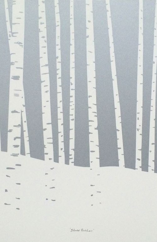 Silver Birches by Rennie Pilgrem
