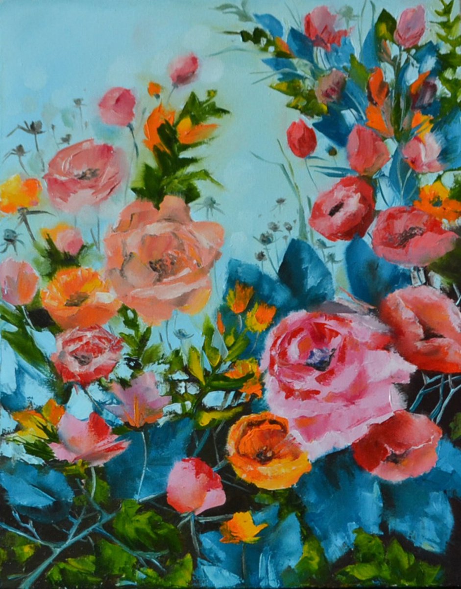 flowers by Nataliia Shevchenko