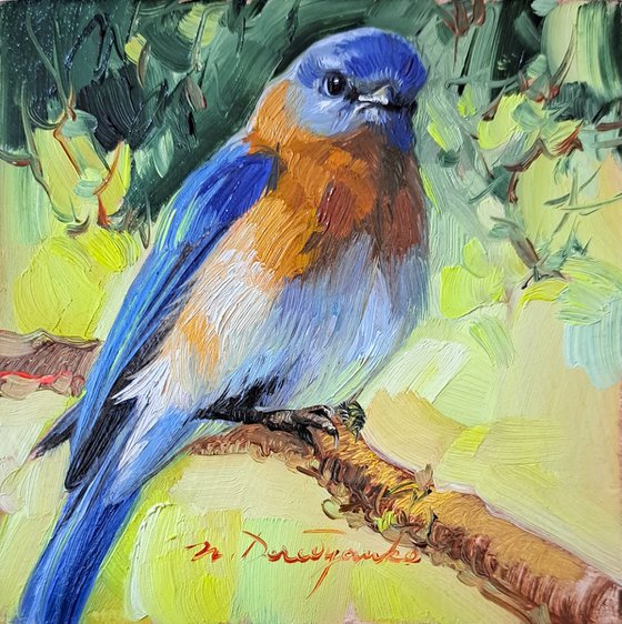 Bluebird painting