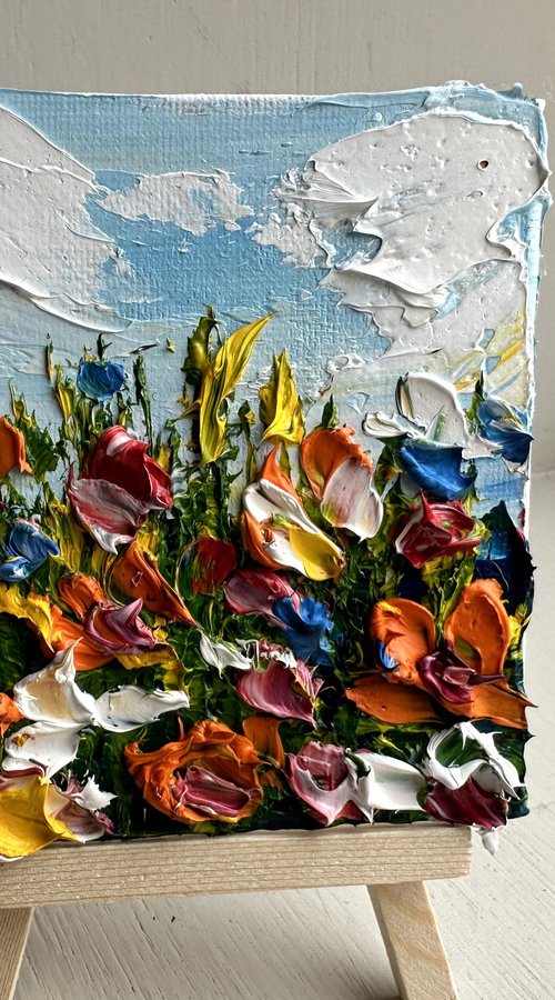 multi-colored flowers by Oksana Fedorova