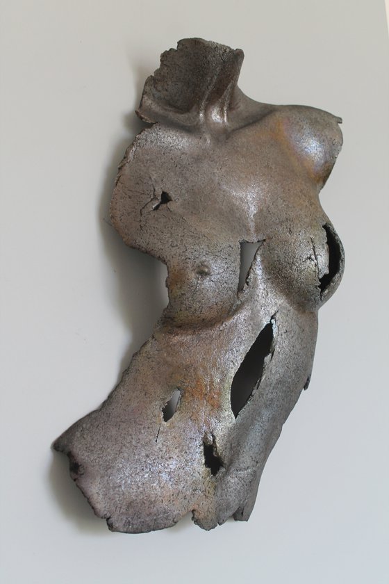 Fragmented Raku Torso 47.