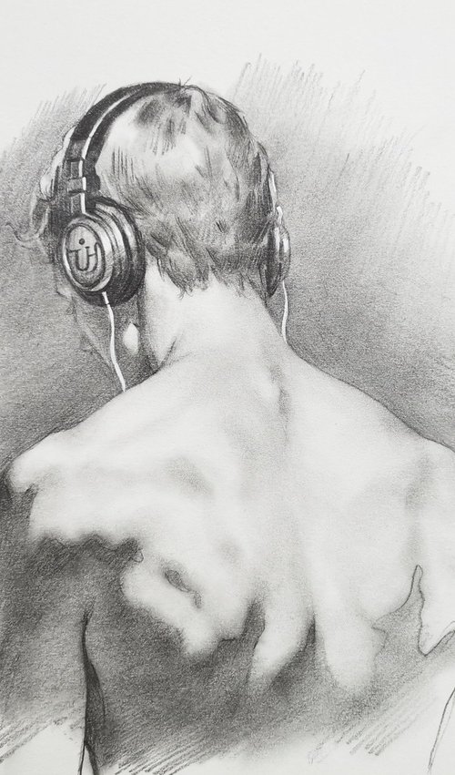 The Man Listening to Music 2 by Hongtao Huang