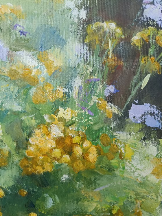 In the garden