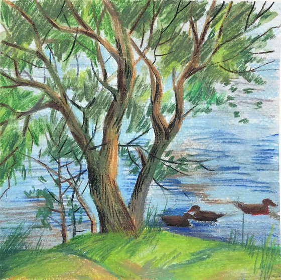 it's cool by the river