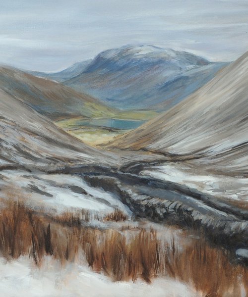 Kirkstone Pass in Winter by Alison Bradley
