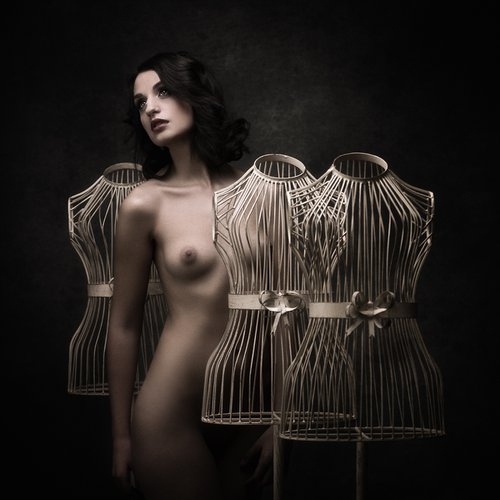 Do the mannequins dream? - Art nude by Peter Zelei