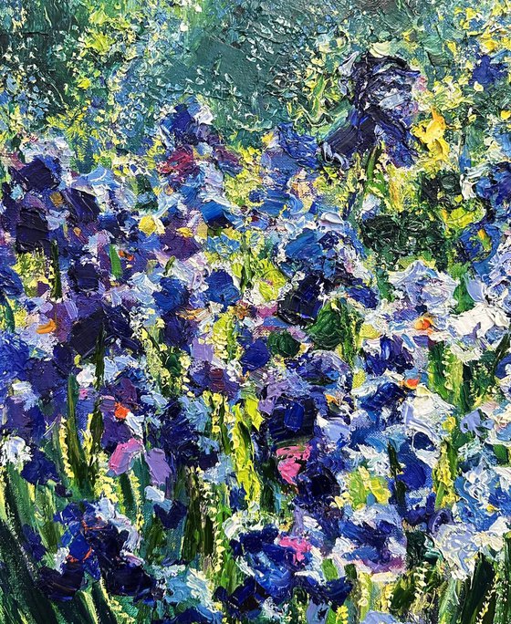 "Irises in My Mother's Garden"