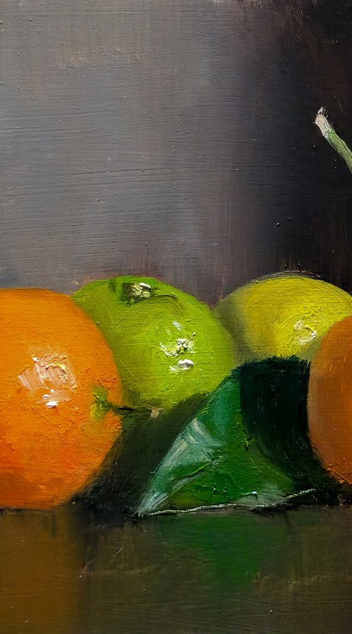 Clementines and Limes by Pascal Giroud