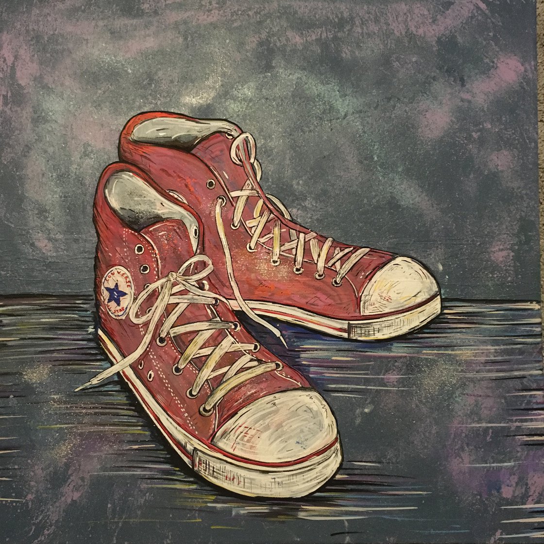 Paintings on converse outlet