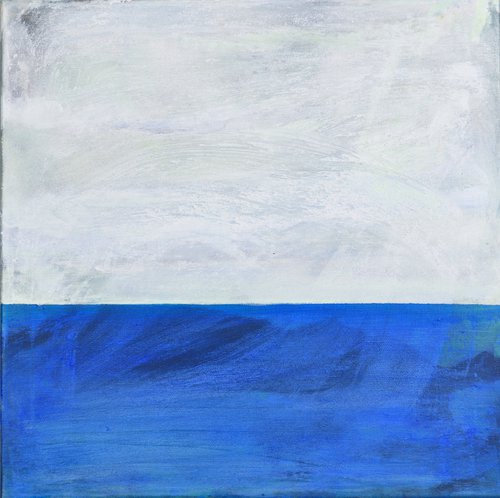 Landscape in Prussian Blue by Cristian Valentich