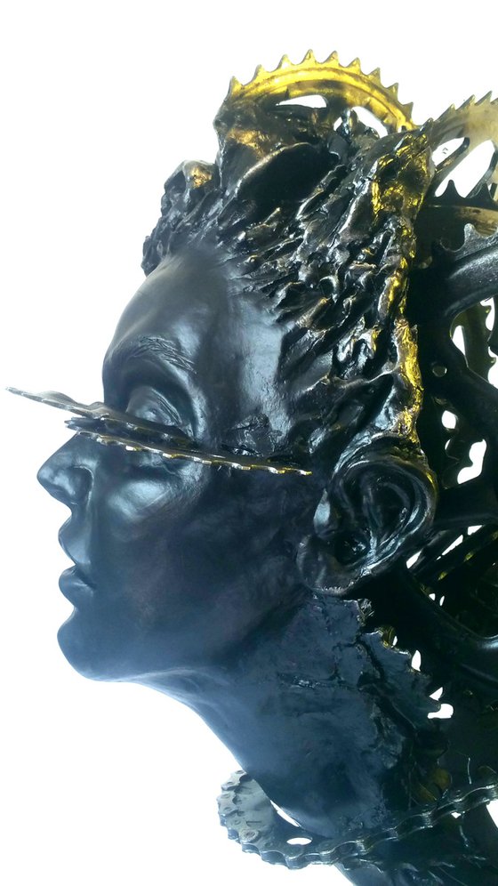 "Android.Female " Unique sculpture