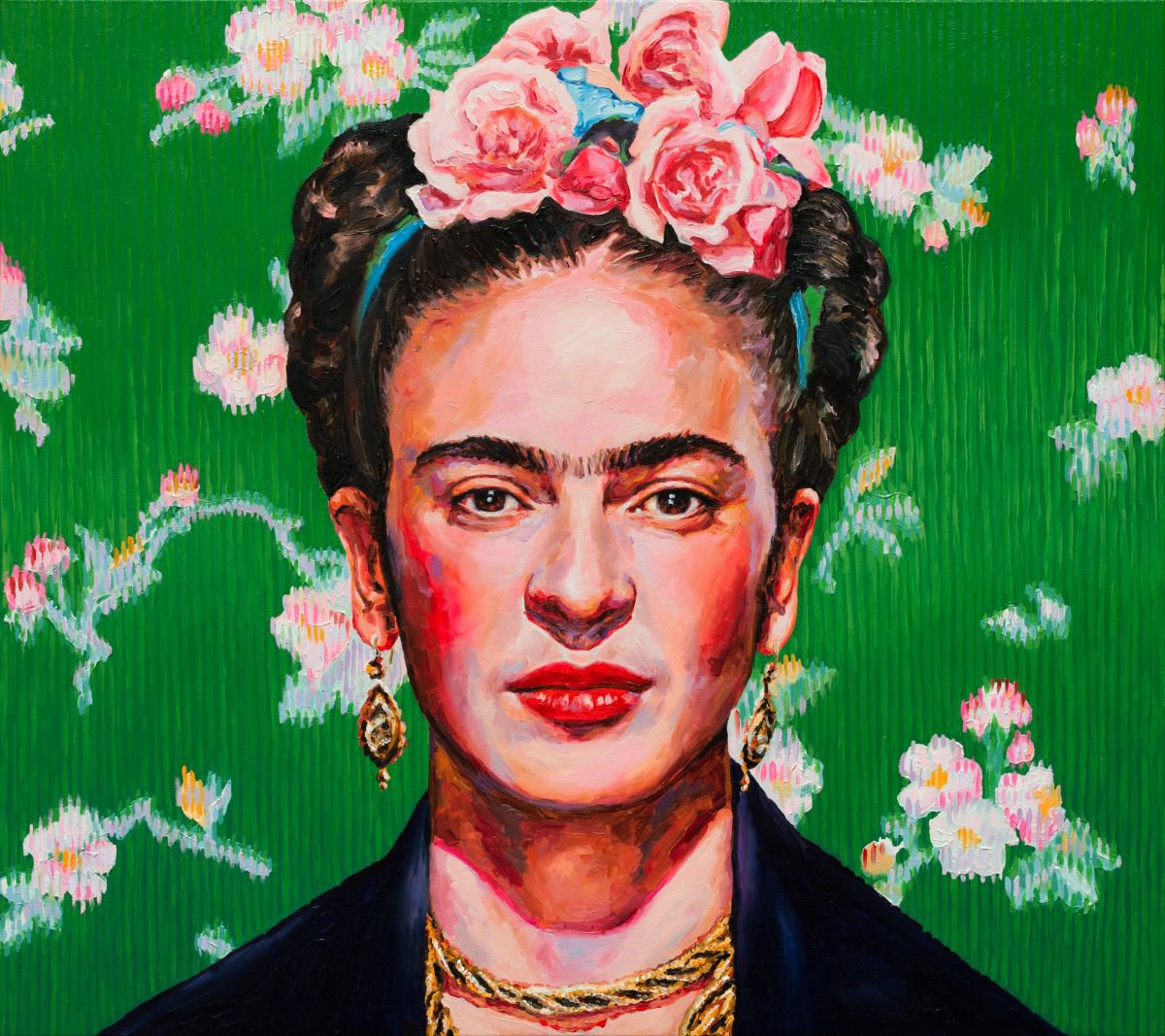 Frida Oil painting by Oleksandr Balbyshev | Artfinder