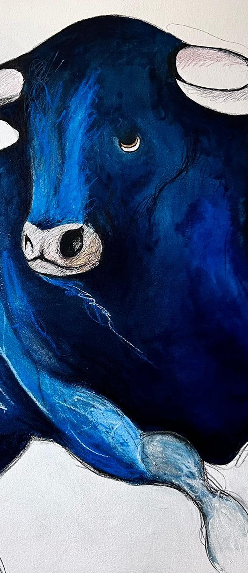 Blue Bull by Shabs  Beigh