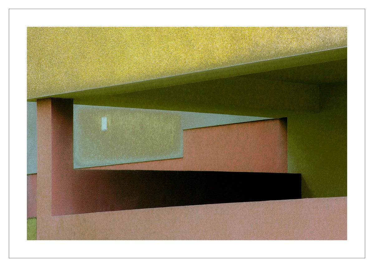 Geometric Abstract Photograph By Beata Podwysocka, 28 X 20, Wallscape 187, Original Artwork