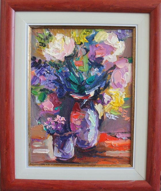 Flowers, oil painting