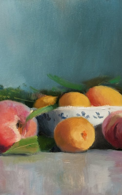 Peaches and Apricots by Pascal Giroud